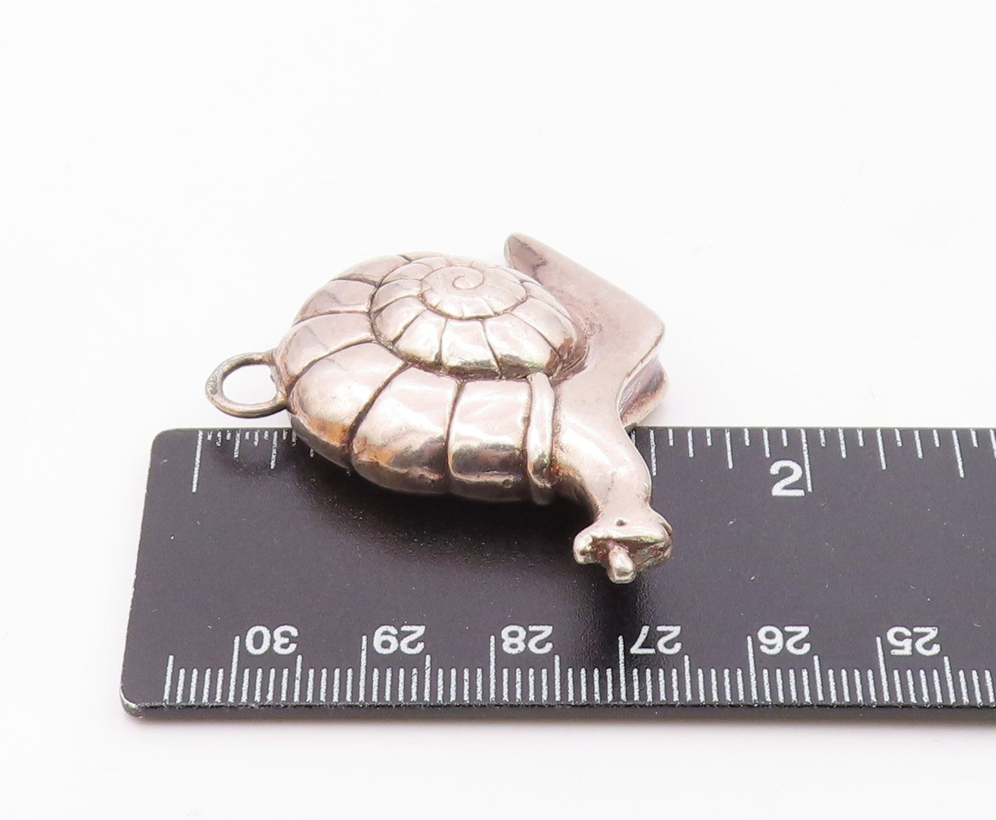 925 Sterling Silver  Vintage Fashion Snail Out Of Shell Pendant  PT21698