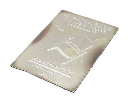 925 Sterling Silver  Vintage Star Trek 1989 Collection Card  TR3084