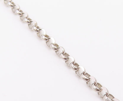 925 Sterling Silver Vintage Necklace Two Tone Floral Filigree Y Drop  NE4940