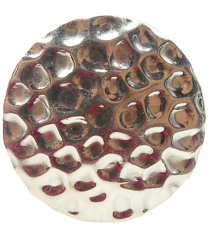 925 Sterling Silver  Vintage Shiny Hammered Dome Cocktail Ring Sz 7  RG12033