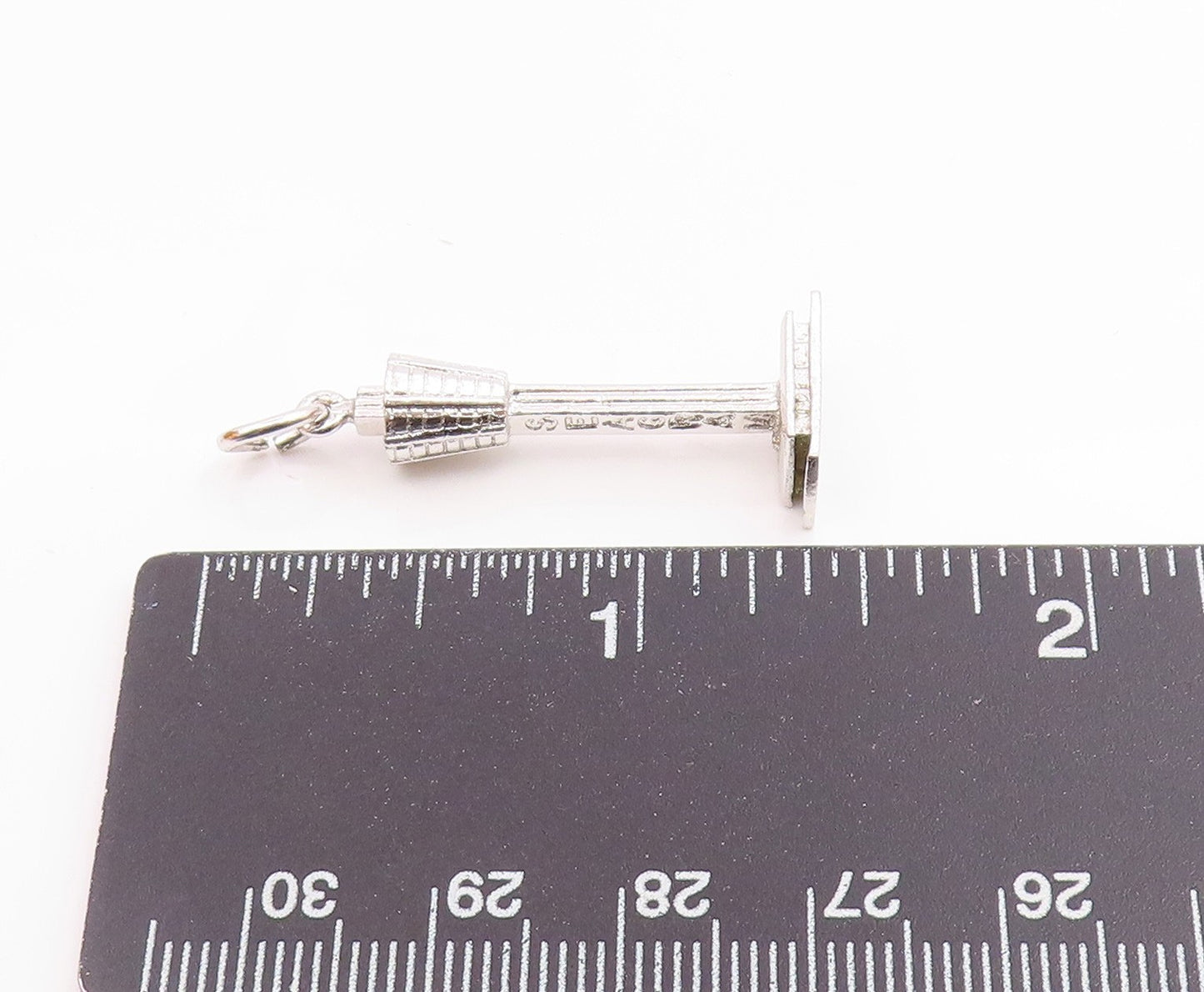 925 Sterling Silver  Vintage Shiny Niagara Falls Souvenir Pendant  PT16410
