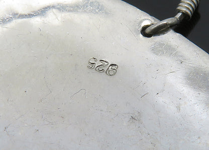 925 Sterling Silver Vintage Shiny Arrow Bear Motif Drop Earrings EG10164