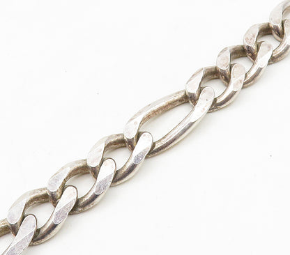 925 Sterling Silver  Vintage Shiny Minimalist Curb Link Chain Necklace  NE2639