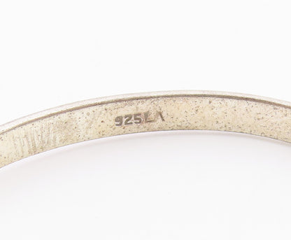 925 Sterling Silver  Vintage Shiny Daughter Friend Quote Cuff Bracelet  BT7114