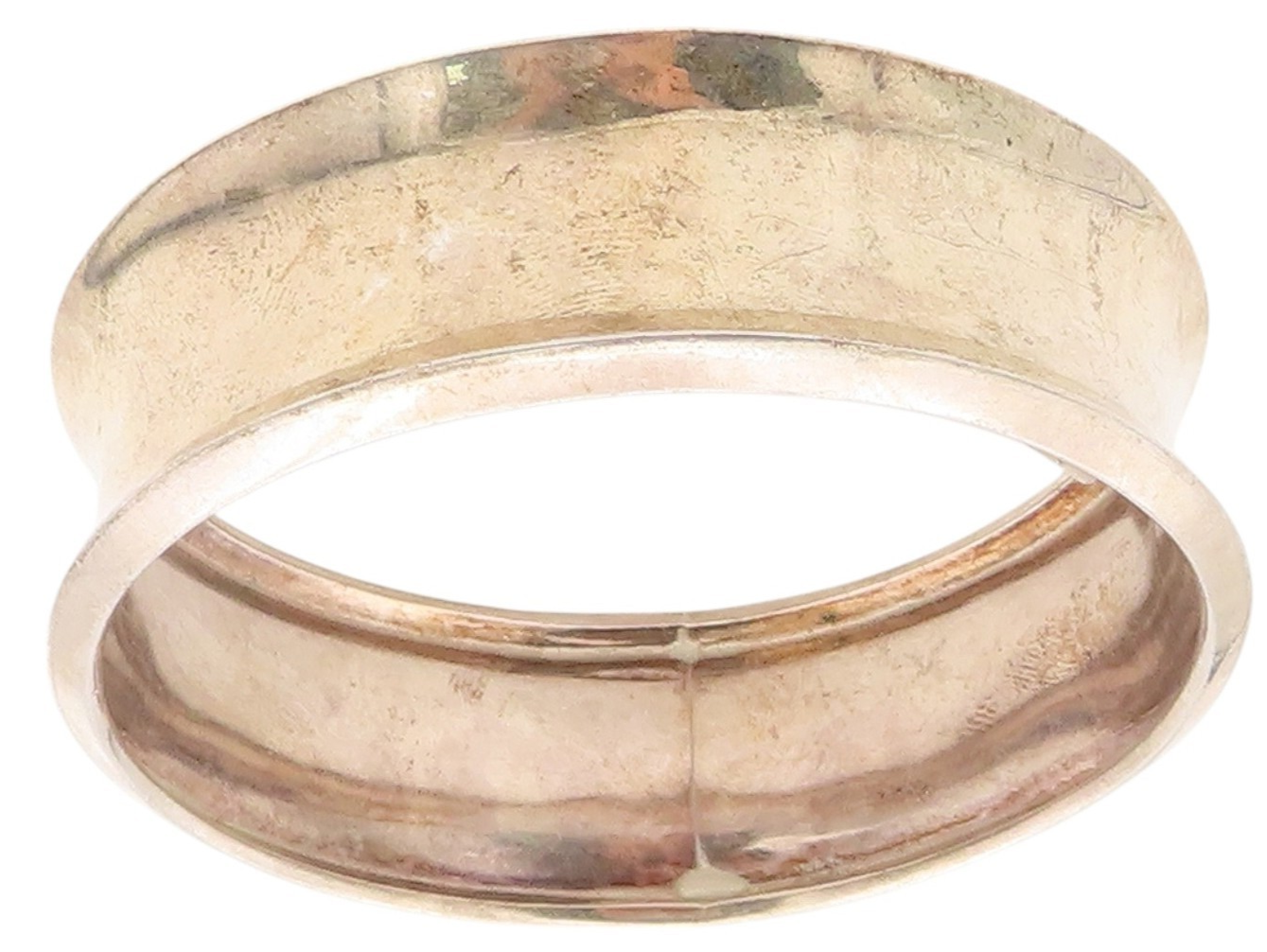 925 Sterling Silver Vintage Bracelet Minimalist Broad Bangle  BT11329
