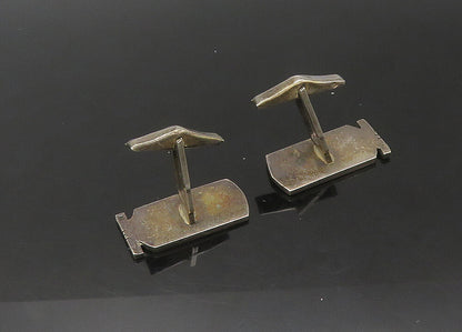MIDDLE EAST 925 Sterling Silver  Vintage Egyptian Cartouche Cufflinks  TR3067