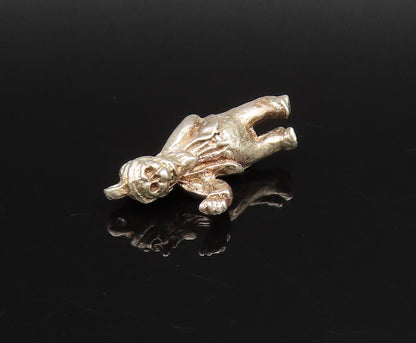 925 Sterling Silver  Vintage Man With Hand Behind Back Charm Pendant  PT21203