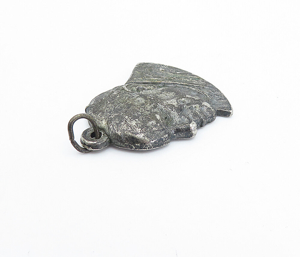 925 Sterling Silver  Vintage Antique Pope St. John XXIII Pendant  PT2620