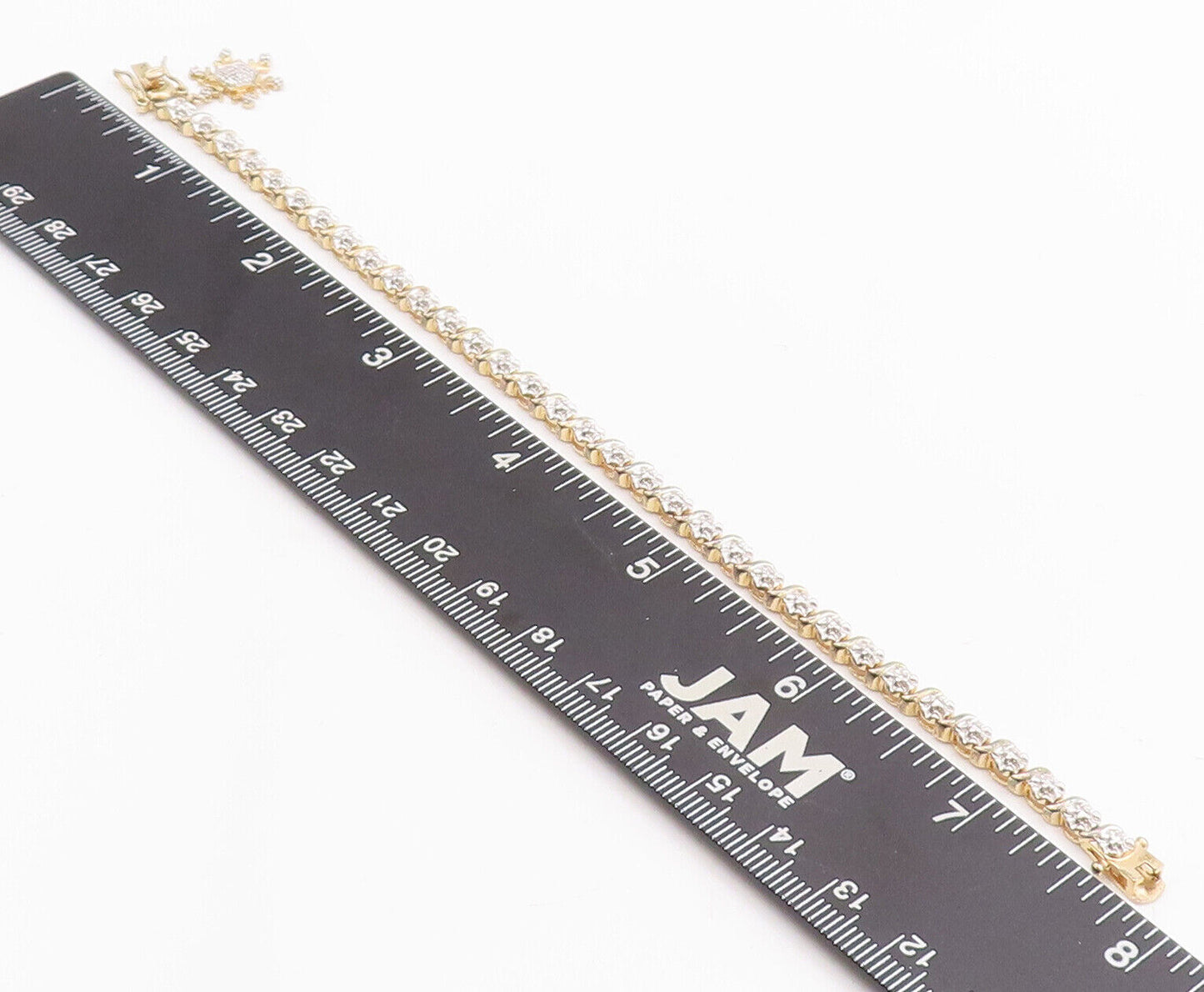 925 Sterling Silver Vintage Bracelet Floral Carved Dangling Snow Flake  BT10619