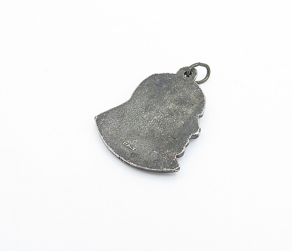 925 Sterling Silver  Vintage Antique Pope St. John XXIII Pendant  PT2620