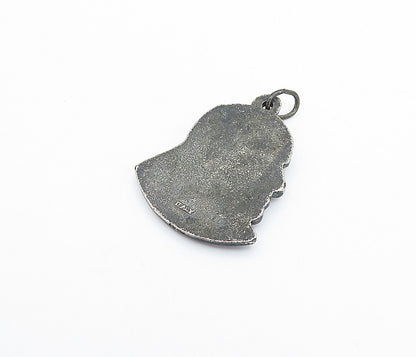 925 Sterling Silver  Vintage Antique Pope St. John XXIII Pendant  PT2620