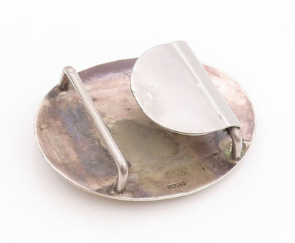 925 Sterling Silver Vintage Belt Buckle Winchester American Shotgunner   TR3964