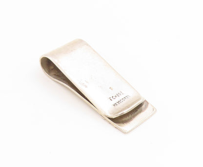 925 Sterling Silver Vintage Tie Clip TAXCO MEXICO Classic Diagonal Stripe TR4229