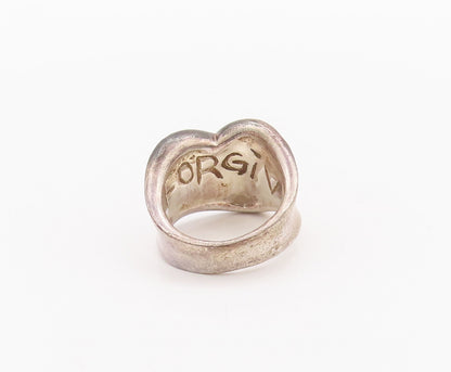925 Sterling Silver Vintage Ring RLM STUDIO Brutalist Heavy Solid  Sz 8  RG28164