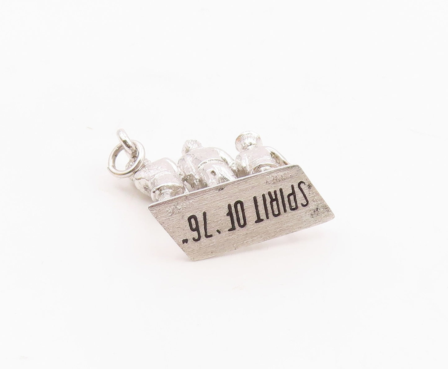 925 Sterling Silver  Vintage Spirit of '76 Marching Band Pendant  PT16581