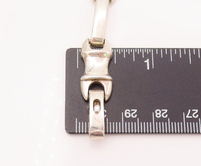 925 Sterling Silver Vintage Wrench & Rod Alternate link Bracelet  BT9853