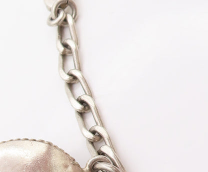 MEXICO 925 Sterling Silver  Vintage Solid 3D Cowboy Hat Roped Keychain  TR3562