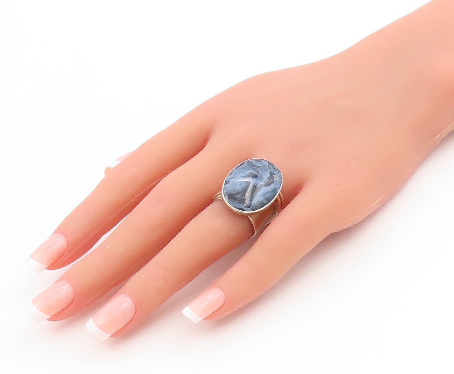 925 Sterling Silver Vintage Ring DTR JAY KING Genuine Pietersite Sz 7  RG34012