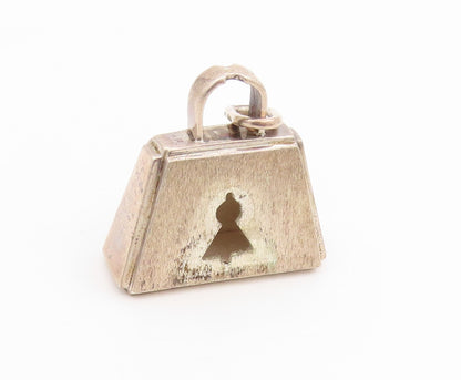 925 Sterling Silver Vintage Pendant Classic Miniature Padlock Locket  PT25611