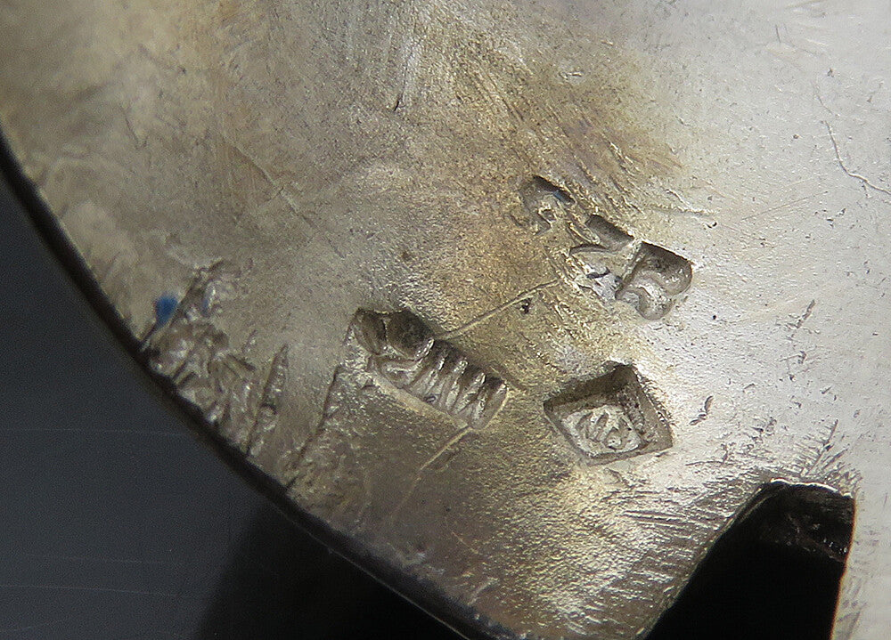 VERSANI 925 Sterling Silver Vintage Skeleton Head Heavy Biker Ring Sz 9  RG22374