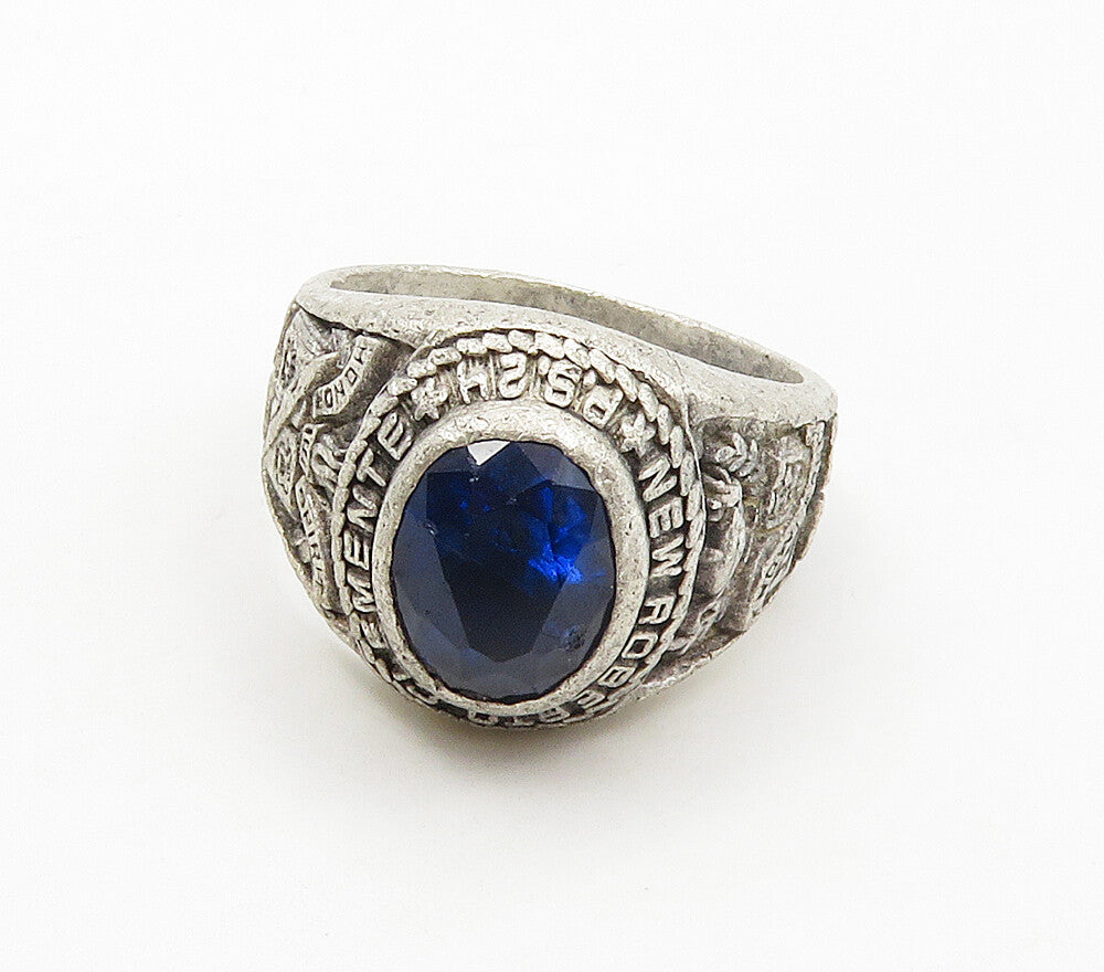 925 Silver Topaz New Roberto Clemente PS.24 2008 Class Ring Sz 8  RG15917