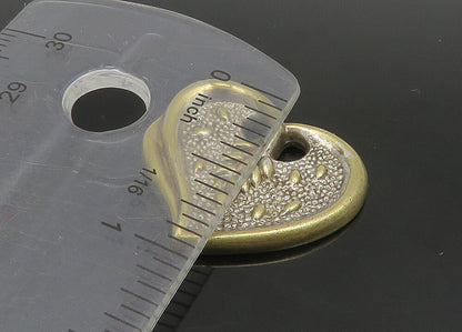 GORHAM 925 Silver  Vintage I Am The Bread Of Life Wheat Heart Pendant  PT19352