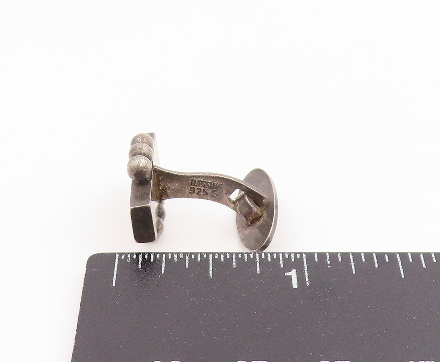 925 Sterling Silver Vintage Cufflinks Enamel Designer Single Pieces  TR4238