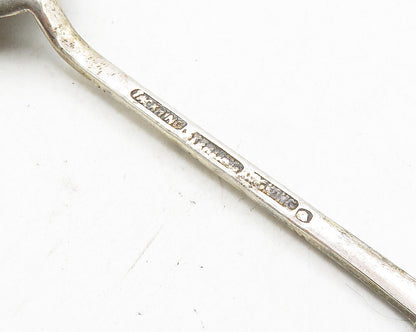 925 Sterling Silver  Vintage Antique Chinese Writing Espresso Spoon  TR1657