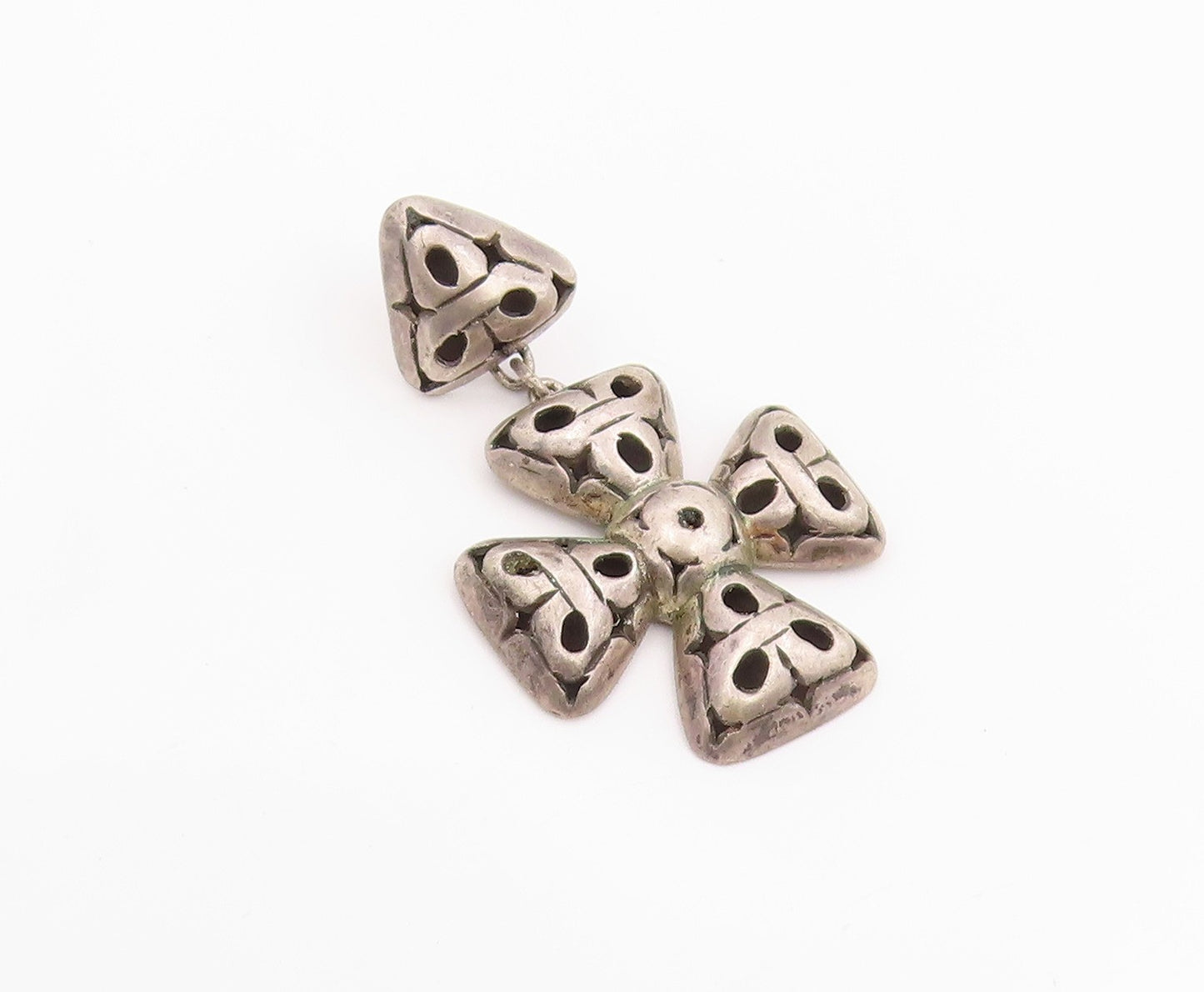 925 Sterling Silver Vintage Earrings JOHN HARDY Classic Single Pieces  EG14307