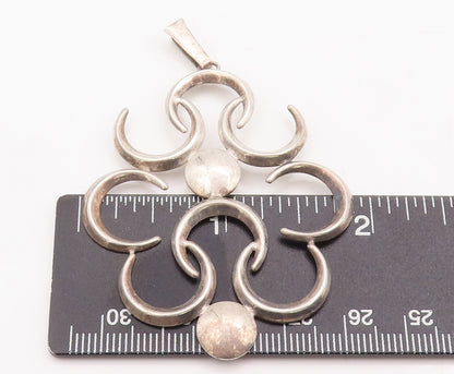 925 Sterling Silver Vintage Pendant Solid Cutout HC Ostrem Norway  PT23135