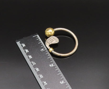 MEXICO 925 Silver  Vintage Golf Club & Screw Off Golf Ball Key Ring   TR3379