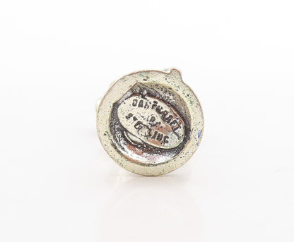 925 Sterling Silver Vintage Pendant DANECRAFT 3D Old Telephone Charm  PT23692
