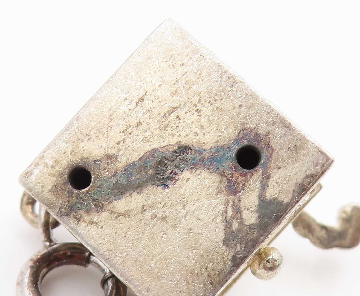 925 Sterling Silver Vintage Pendant Miniature Coffee Grinder Charm  PT25931