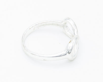 925 Sterling Silver  Shiny Smooth Infinity Symbol Band Ring Sz 9  RG14582