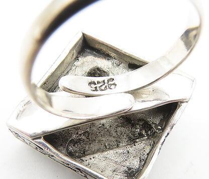 925 Sterling Silver  Vintage Ganesha Hindu God Cocktail Ring Sz 6  RG7839
