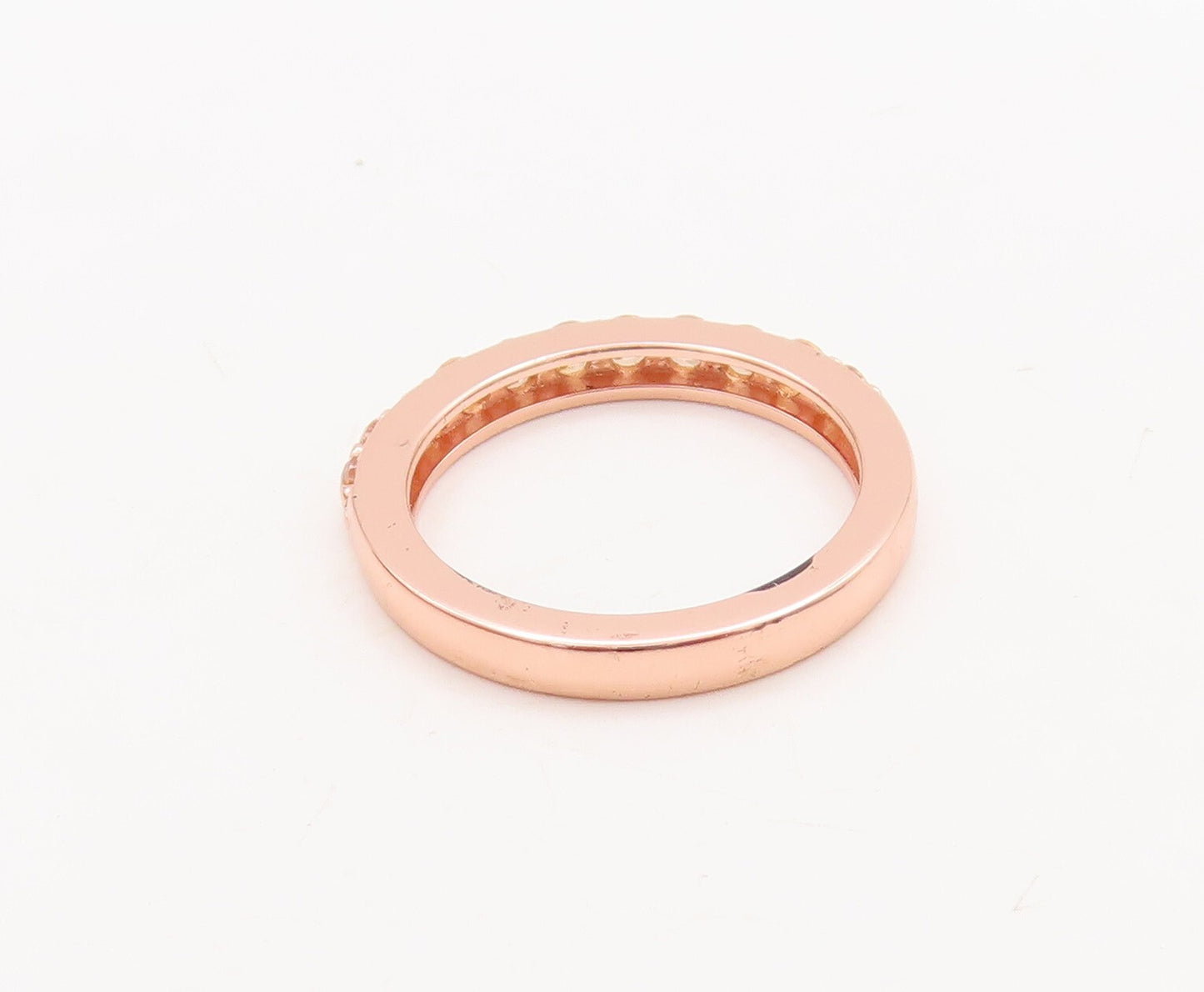 925 Sterling Silver Vintage Rose Ring Gold Plated Yellow Topaz  Sz 7  RG29579