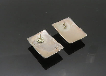 JAMES TOADLENA NAVAJO 925 Silver  Vintage Black Onyx Drop Earrings  EG10160