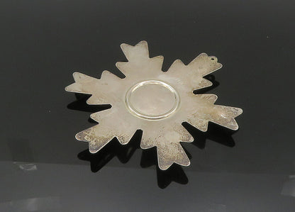 GORHAM 925 Sterling Silver Vintage Antique Christmas Snowflake Pendant PT16630
