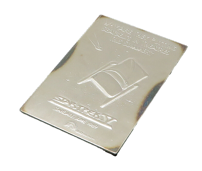 925 Sterling Silver  Vintage Star Trek 1989 Collection Card  TR3083