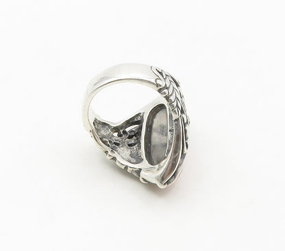 CAROLYN POLLACK RELIOS 925 Silver Vintage Rhodochrosite Ring Sz 7 RG16542
