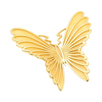 925 Sterling Silver Vintage Pendant Gold Plated Designer Cut Butterfly  PT23987