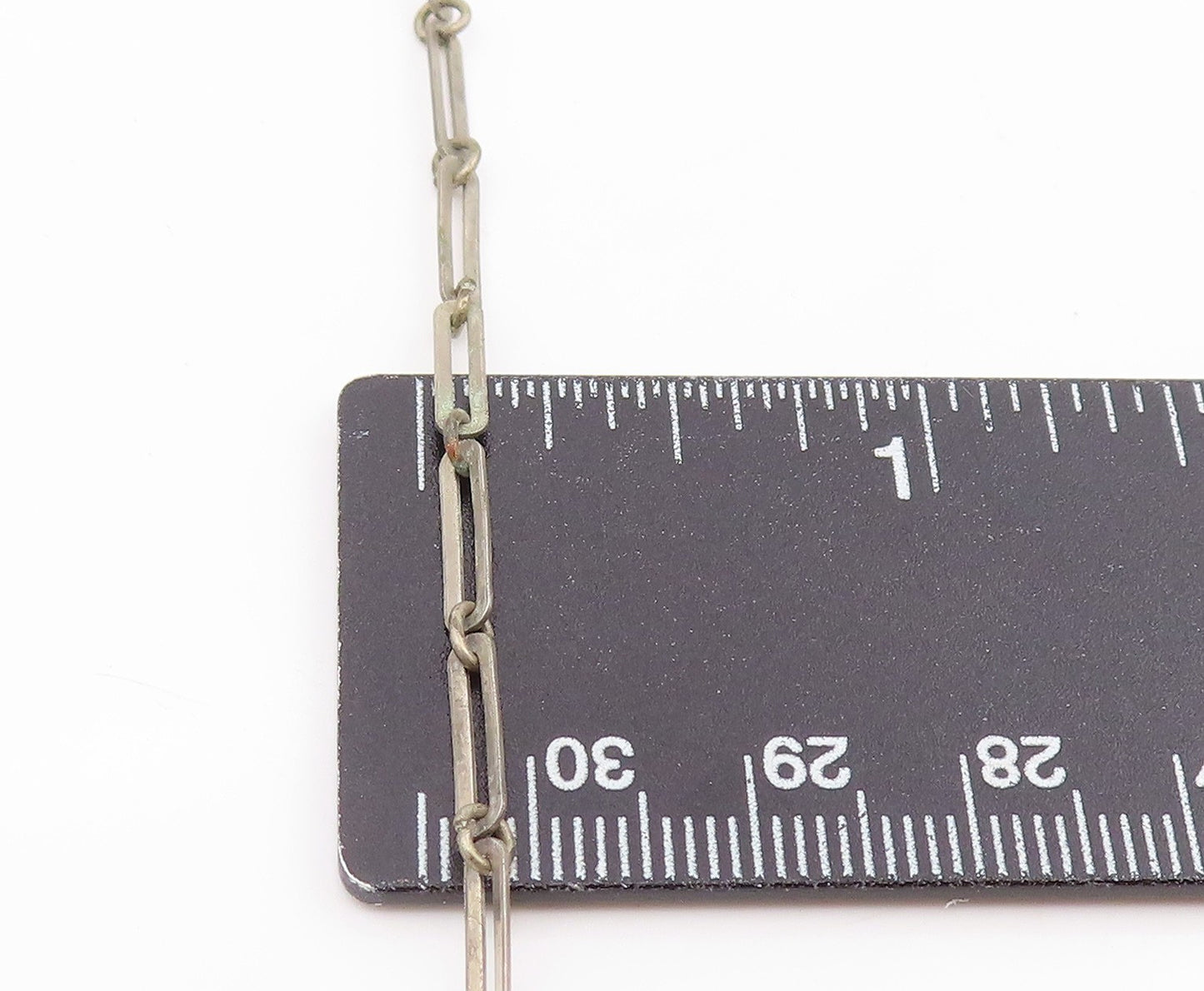 925 Sterling Silver Vintage Necklace ISRAEL Intricate Motif Design Choker NE4823