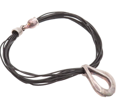 925 Sterling Silver Vintage Necklace SIMON SEBBAG Multi Rope Designer  NE4224