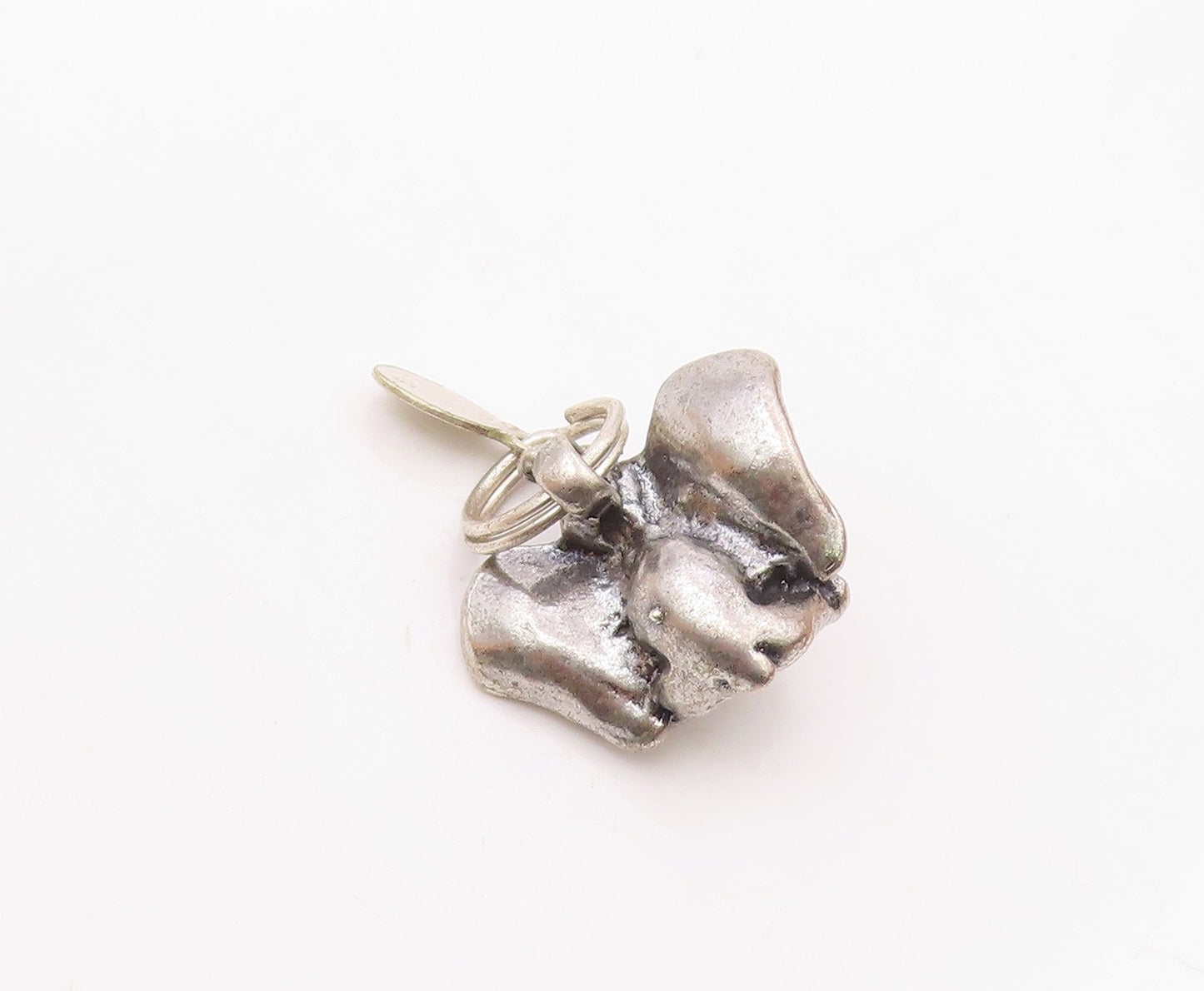 DISNEY 925 Sterling Silver  Vintage Dumbo Elephant Cartoon Pendant  PT19000