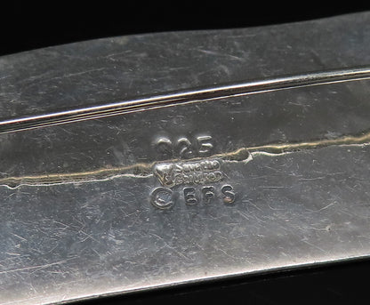 EFS MEXICO 925 Silver  Vintage Students Holding Hands Brooch Pin  BP9938