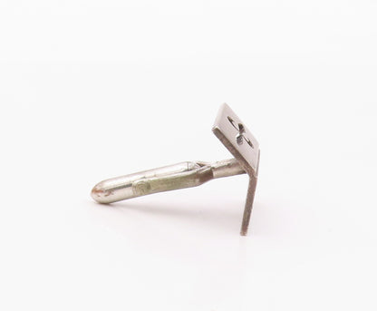 925 Sterling Silver  Vintage Sword Cutout Open Book Design Cuff Links  TR1811