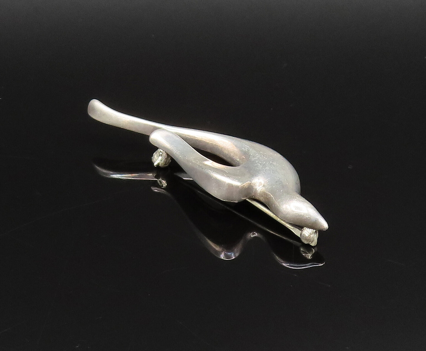 JAMES AVERY 925 Sterling Silver Vintage Minimalist Dove Bird Brooch Pin BP9793