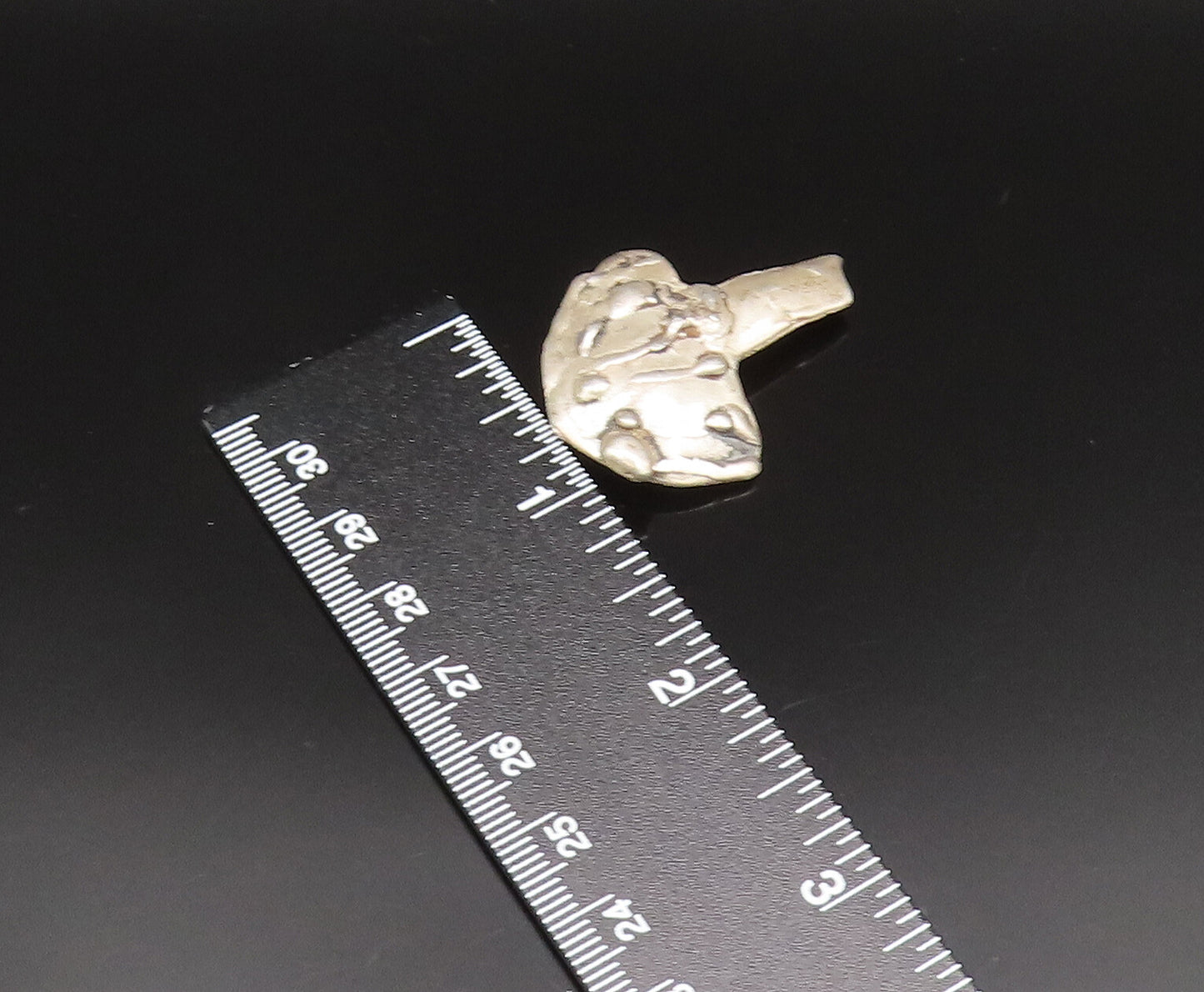 J. COOPER 925 Silver  Vintage Carved Modernist Rare Mushroom Pendant  PT21184
