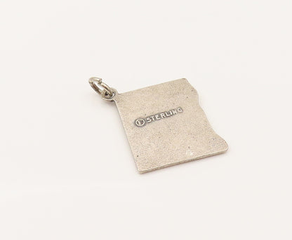 925 Silver  Vintage Washington DC Capital Building Souvenir Pendant  PT21934
