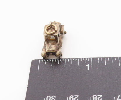 925 Sterling Silver Vintage Pendant Historic Ford Model T Design MOVES  PT24808